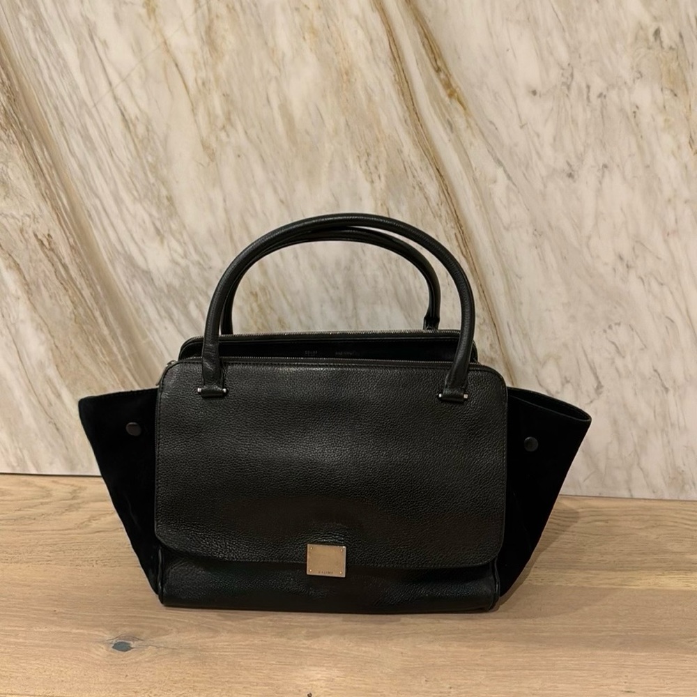 Céline Pre-Owned Trapeze leather tote bag